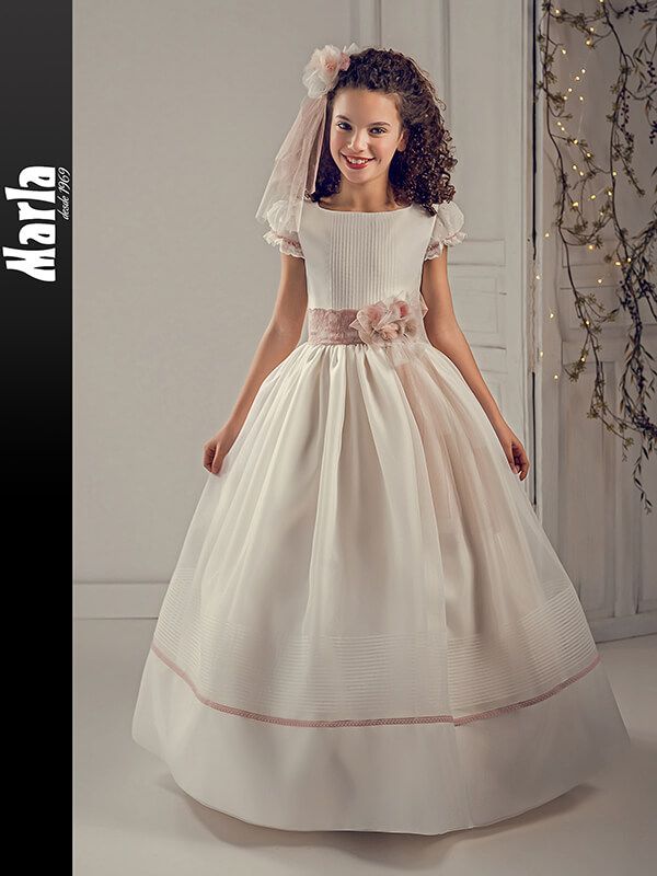 Vestido Comunión con Jaretas Manuela - Imagen 2