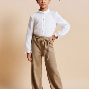 Pantalón largo niña punto