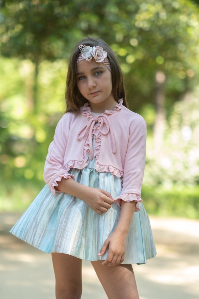 Chaqueta niña Rosa de Ceremonia - Imagen 2